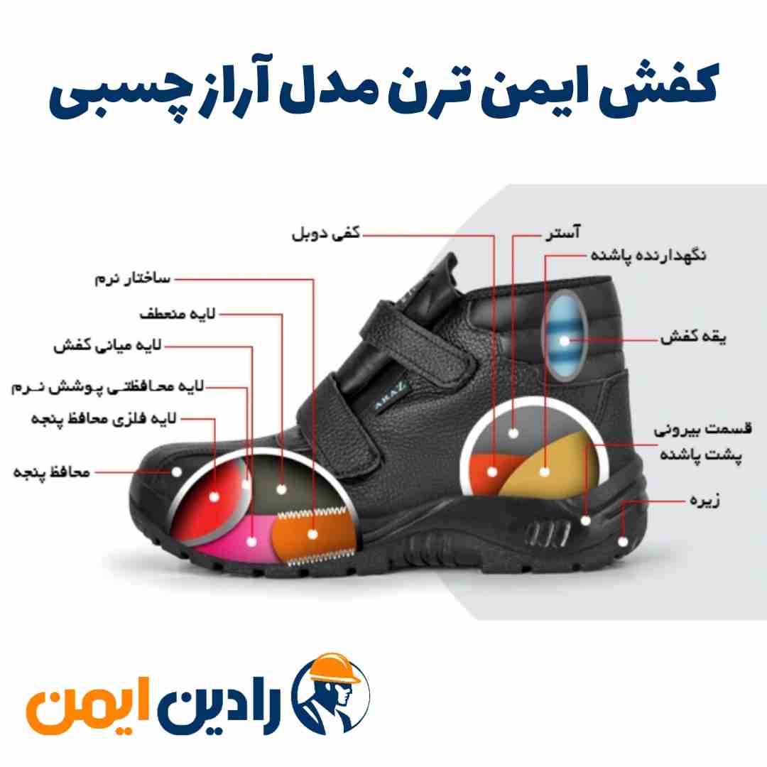 کفش ایمنی ترن مدل آراز