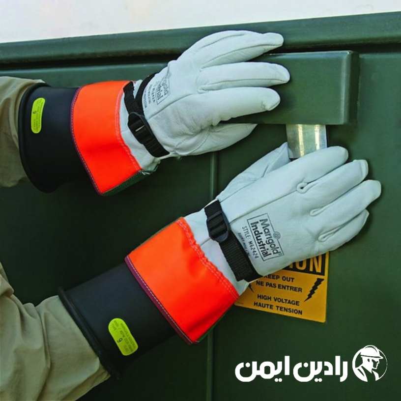 دستکش کار عایق برق چرمی