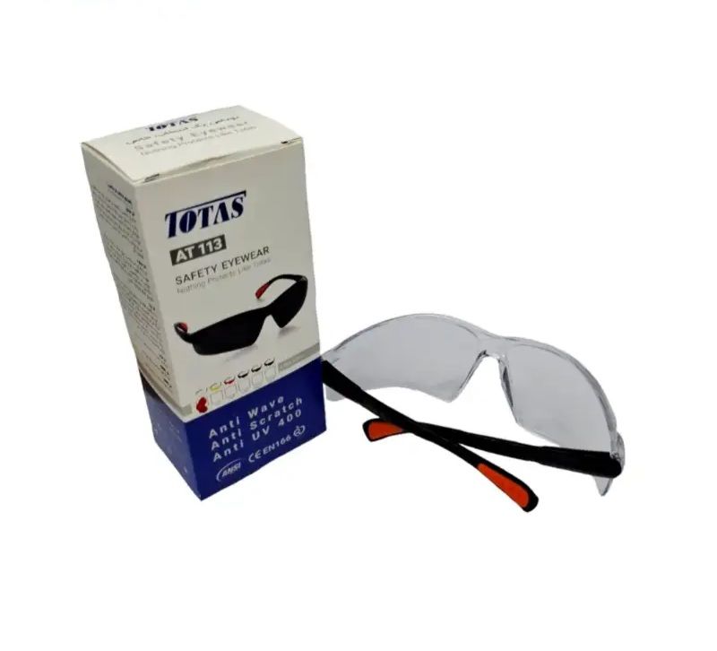 totas-at113-safety-glasses-specifications عینک ایمنی توتاص AT113 - تصویر 2