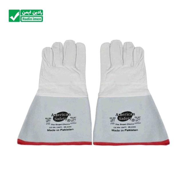 دستکش آرگون AMERICAN SAFETY ساق بلند