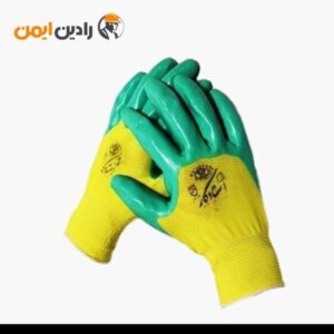 دستکش استاد کار نیتریل سبز