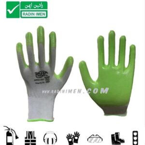 دستکش ایمنی نیتریل طاها