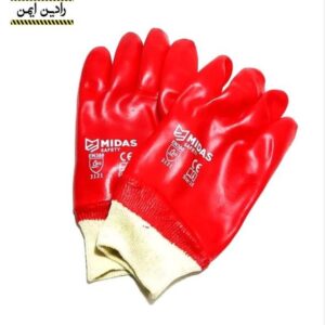دستکش ضد اسید مچکشدار میداس